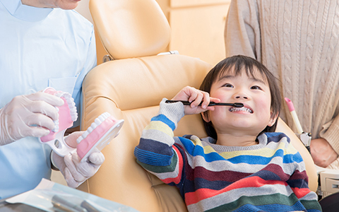 お子様が虫歯になりにくい状態をサポートします