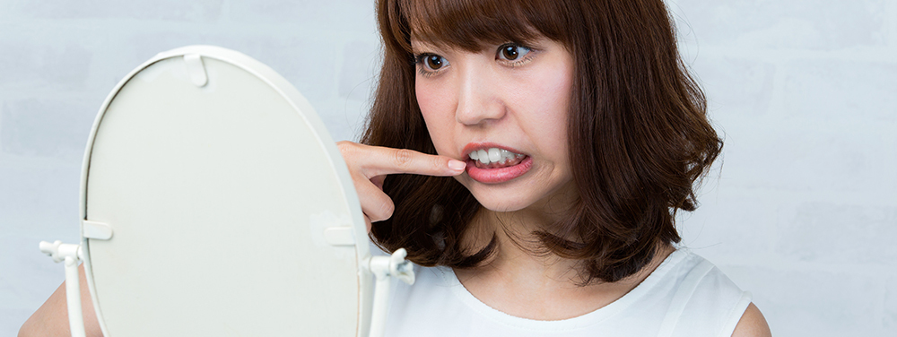 歯並びで多い悩み